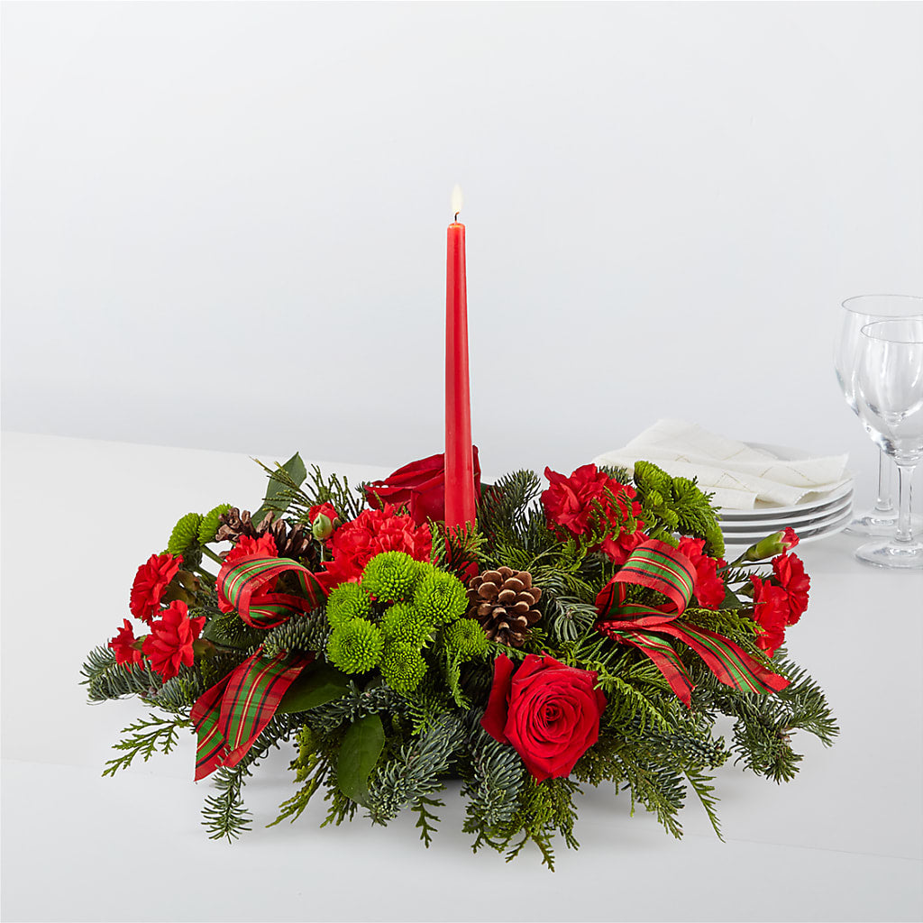 By the Candlelight Centerpiece – SMITH FLORAL & GREENHOUSES, Lansing MI