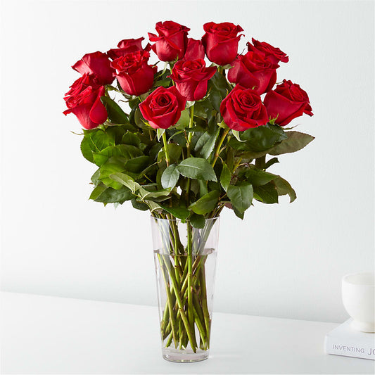 Long Stem Red Rose Bouquet – SMITH FLORAL & GREENHOUSES, Lansing MI