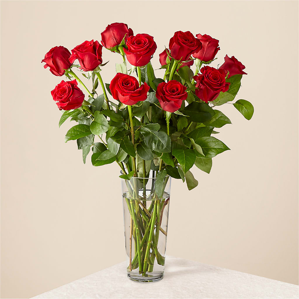 Long Stem Red Rose Bouquet – SMITH FLORAL & GREENHOUSES, Lansing MI