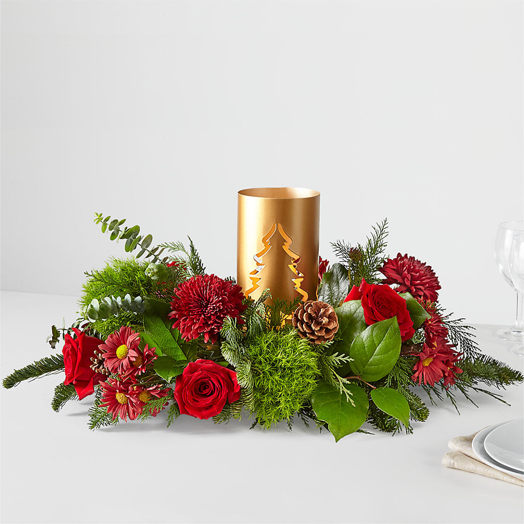 Toast the Season Centerpiece – SMITH FLORAL & GREENHOUSES, Lansing MI