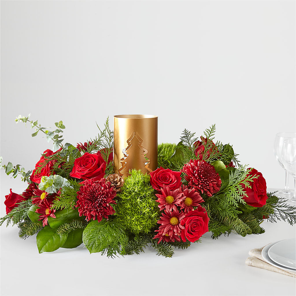Toast the Season Centerpiece – SMITH FLORAL & GREENHOUSES, Lansing MI