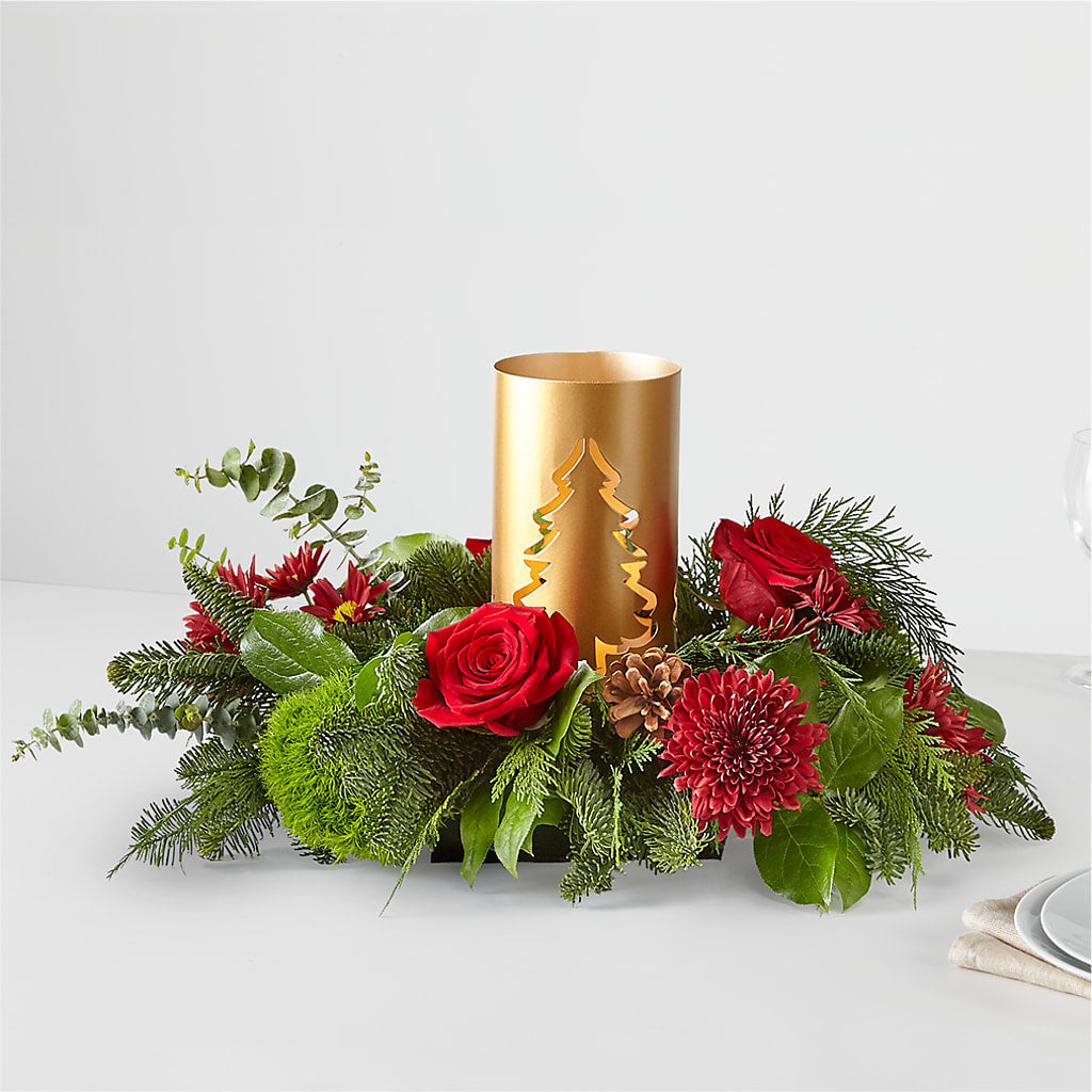Toast the Season Centerpiece – SMITH FLORAL & GREENHOUSES, Lansing MI