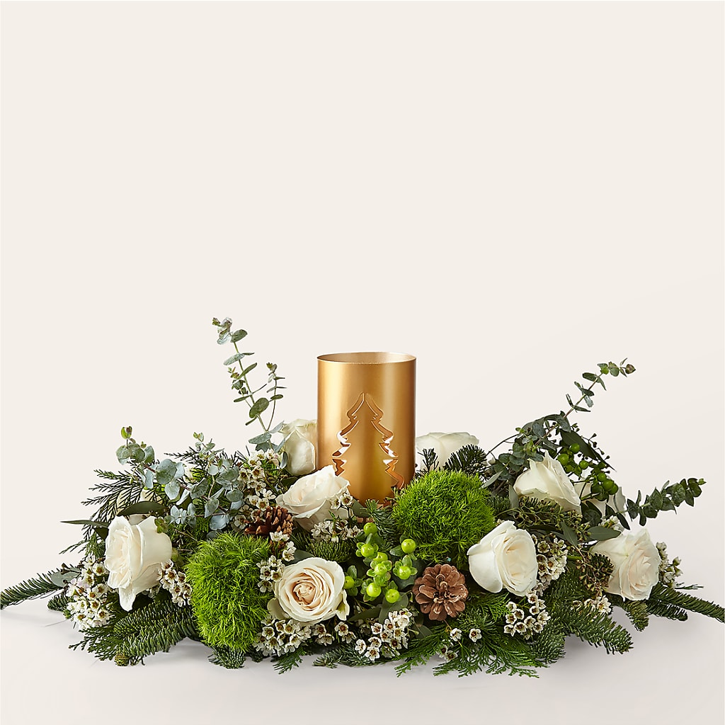 Chestnuts Roasting Centerpiece – SMITH FLORAL & GREENHOUSES, Lansing MI