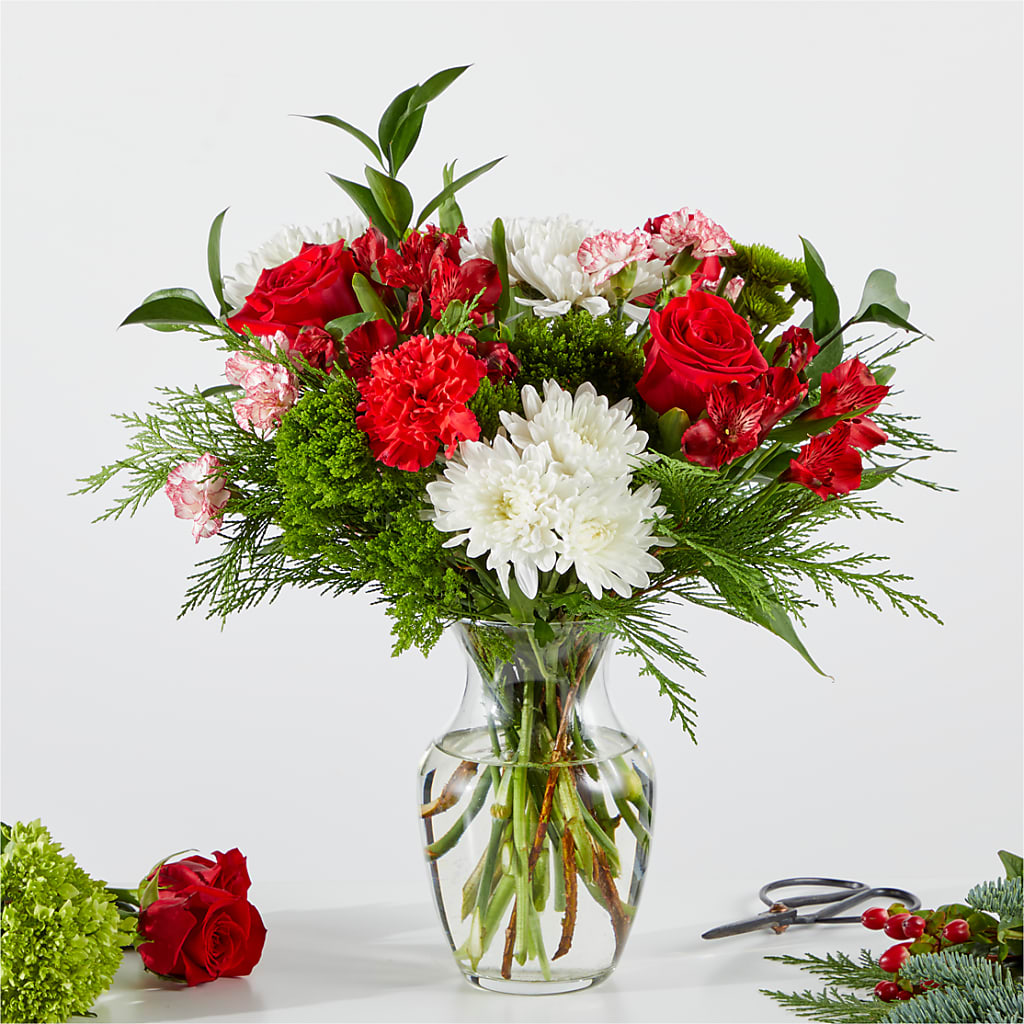 Merry Moment Bouquet – A Florist Original – SMITH FLORAL & GREENHOUSES, Lansing MI