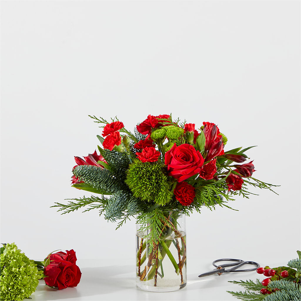 Merry Moment Bouquet – A Florist Original – SMITH FLORAL & GREENHOUSES, Lansing MI