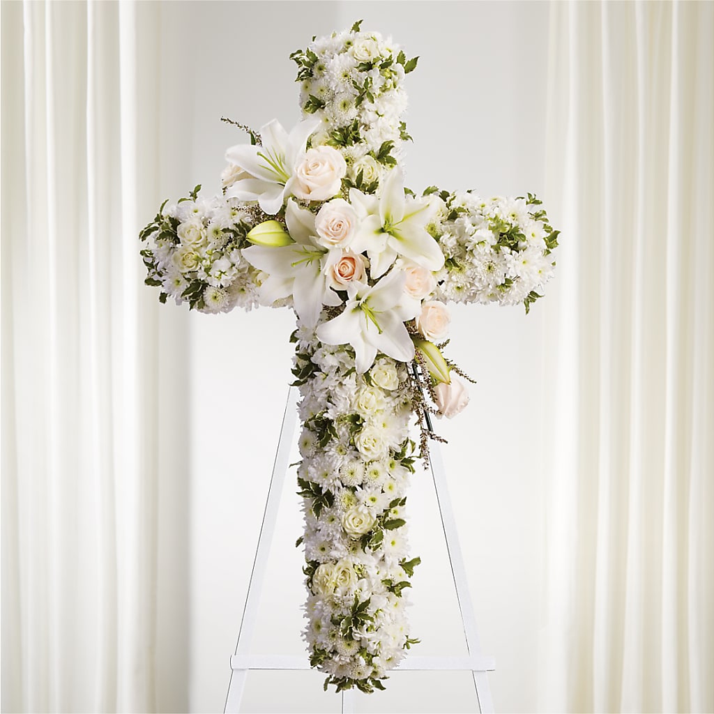 Spiritual Guidance Standing Spray – SMITH FLORAL & GREENHOUSES, Lansing MI
