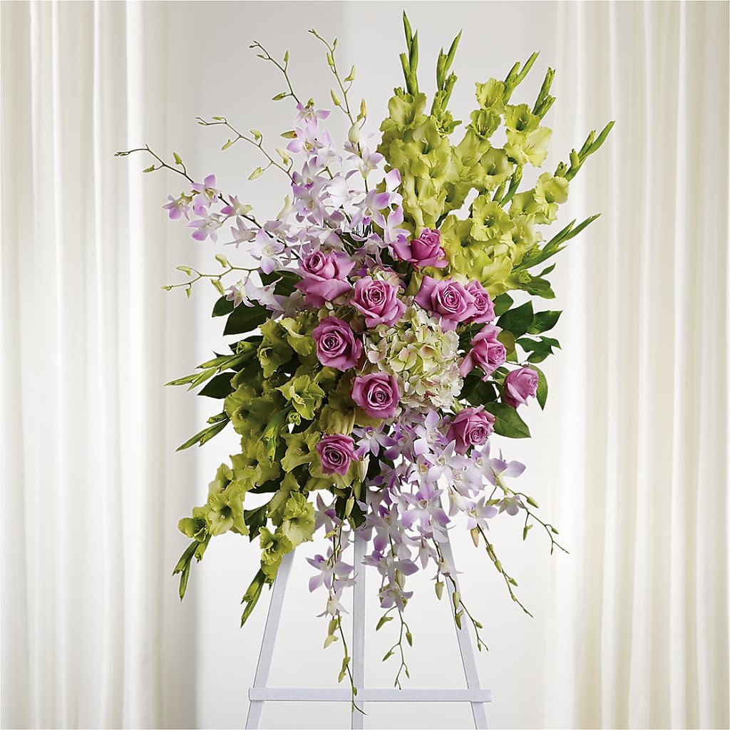 Lasting Legacy Standing Spray – SMITH FLORAL & GREENHOUSES, Lansing MI