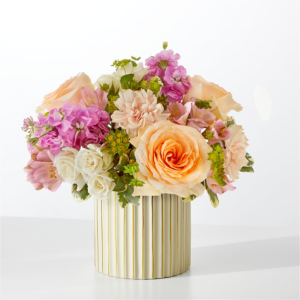 Paradise Bouquet with Ivory Vase – SMITH FLORAL & GREENHOUSES, Lansing MI