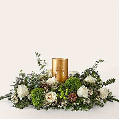 Chestnuts Roasting Centerpiece – SMITH FLORAL & GREENHOUSES, Lansing MI