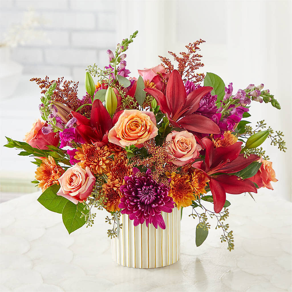 Burgundy Landscape Bouquet – SMITH FLORAL & GREENHOUSES, Lansing MI