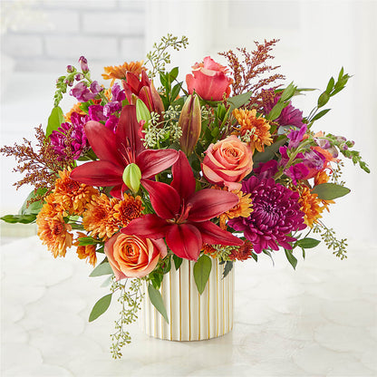 Burgundy Landscape Bouquet – SMITH FLORAL & GREENHOUSES, Lansing MI