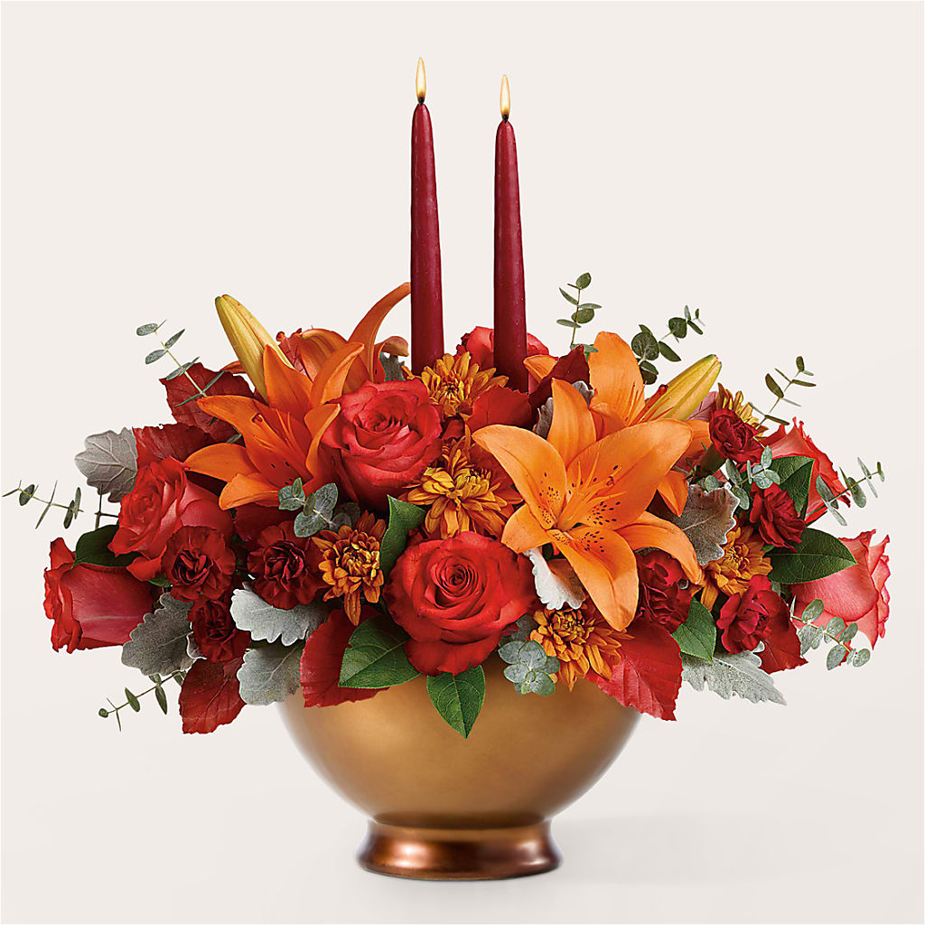 Fruits of Fall Centerpiece – SMITH FLORAL & GREENHOUSES, Lansing MI