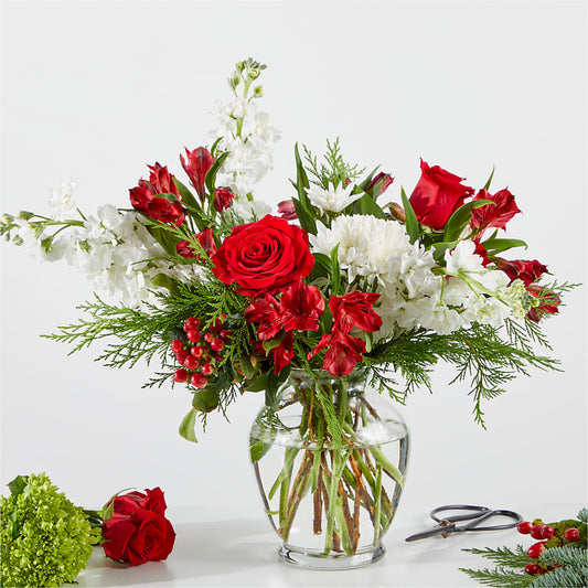 Merry Moment Bouquet – A Florist Original – SMITH FLORAL & GREENHOUSES, Lansing MI