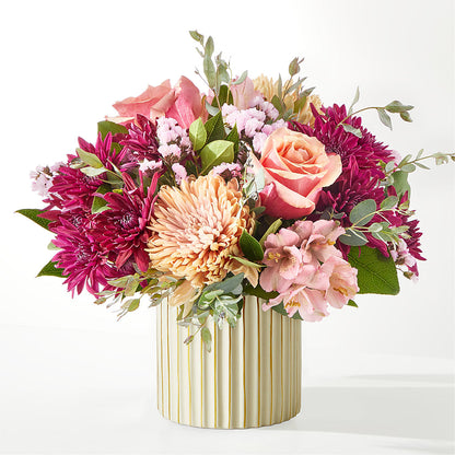 Berry Cobbler Bouquet with Ivory Vase – SMITH FLORAL & GREENHOUSES, Lansing MI