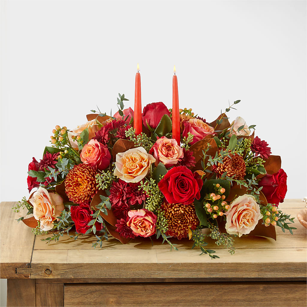 Gather Near Centerpiece – SMITH FLORAL & GREENHOUSES, Lansing MI